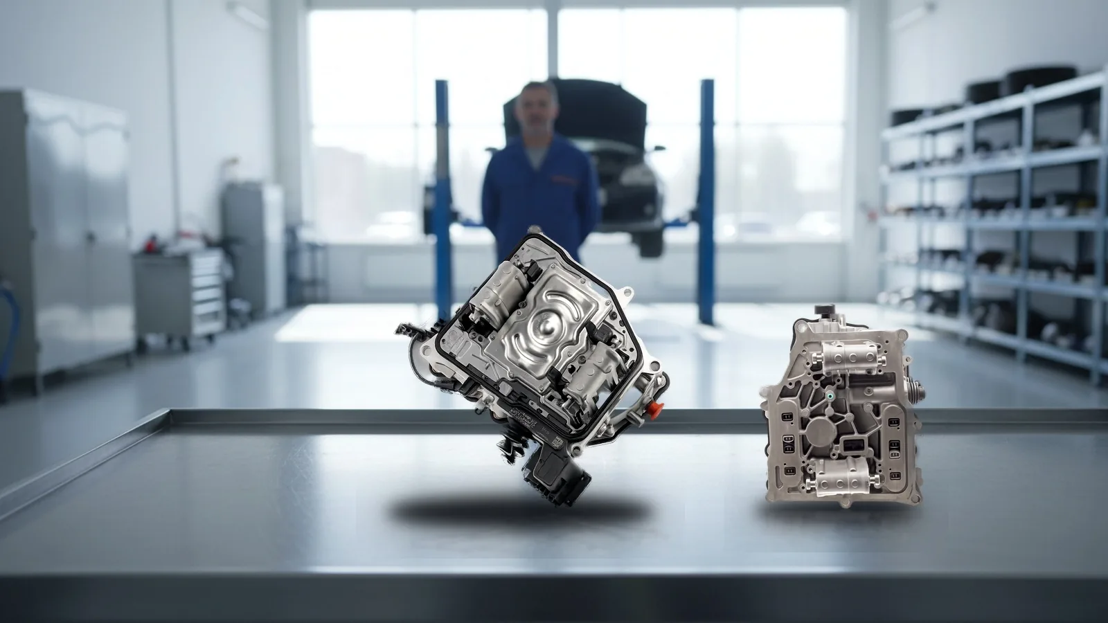 Мехатроник и гидроблок коробки Chery 738DHA (DCT380)